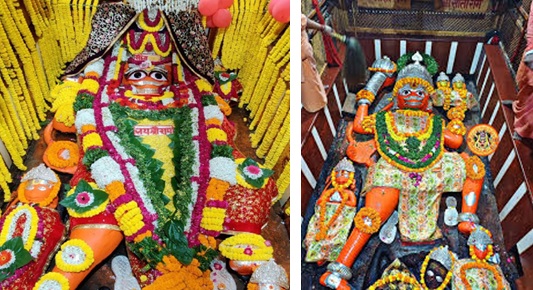 Bade Hanuman Mandir Allahabad, Prayagraj Lete Hanuman Mandir , Uttar Pradesh, India