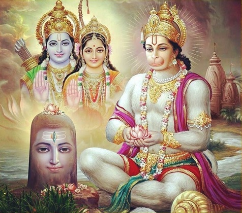 Hanuman As Incarnation of Lord Shiva , Shiv Avatar Hanuman