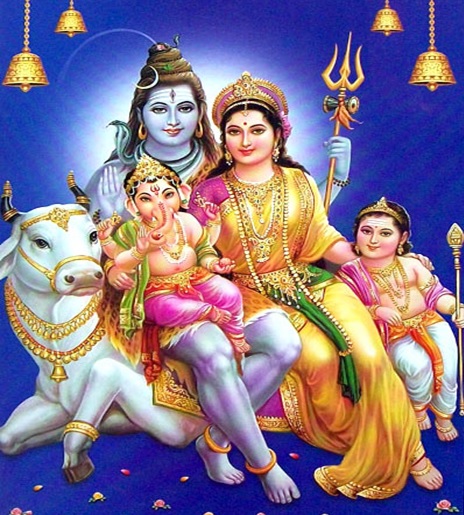 Lord Shiva Family , Goddess Parvati , Shankar Parvati , Lord Ganesh