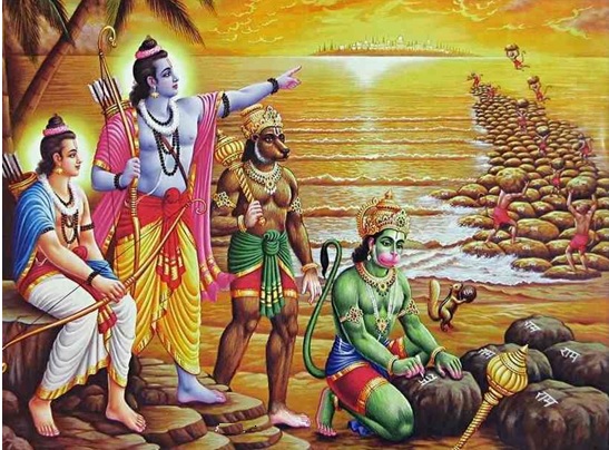 Ramayana By Sage Valmiki , Lord Rama , Bridge To Lanka , Setu