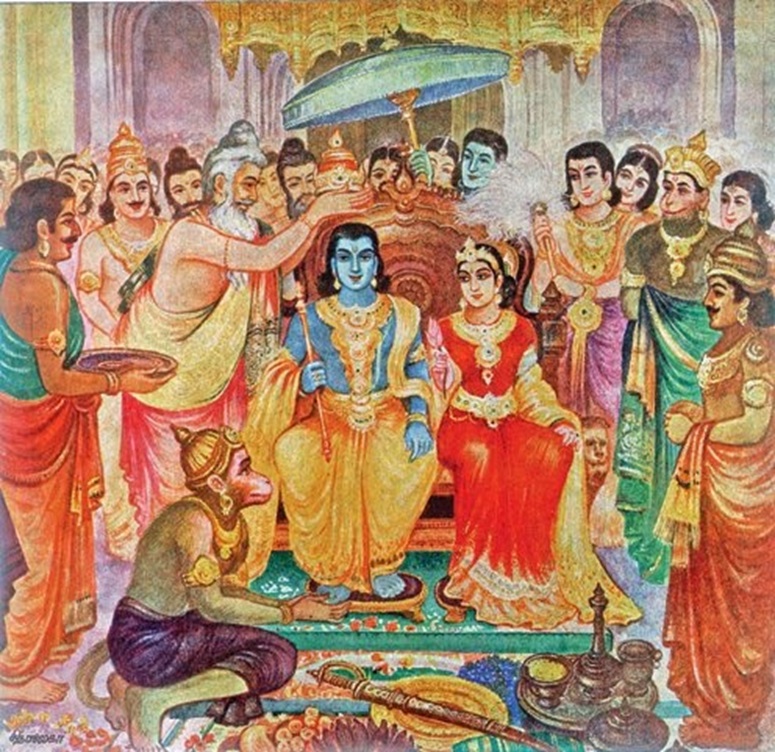 Coronation of Lord Rama , राम का राज्याभिषेक