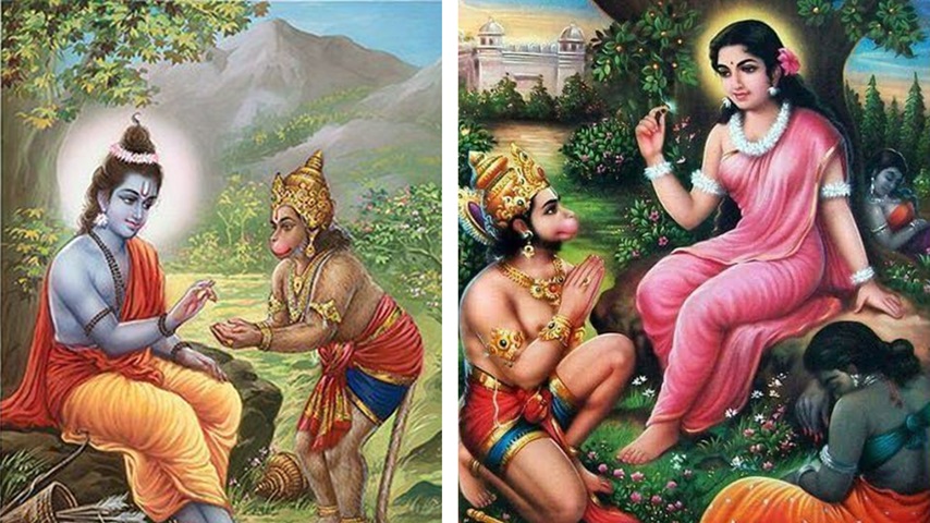 Hanuman's Search For Sita Mata , Hanuman In Lanka
