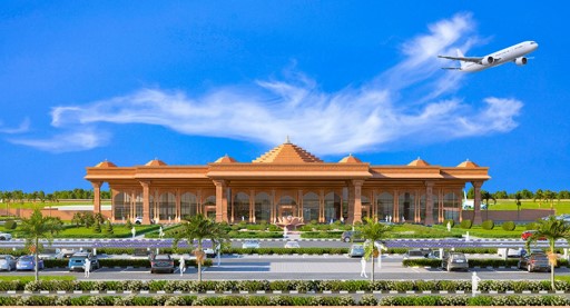 New Ayodhya Airport , Maharishi Valmiki Airport Ayodhya , Uttar Pradesh India