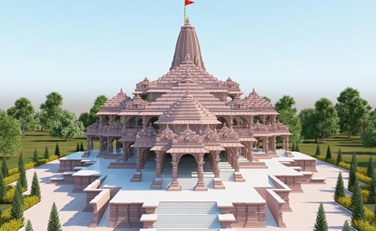 Proposed Ayodhya Ram Temple , Ram Mandir 3D Model