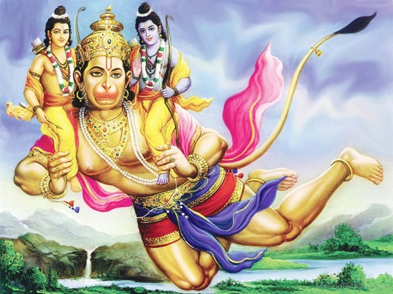 Hanuman Rescues Rama , Ahiravana , Ramayana , राक्षस अहिरावण , Hanuman Rescues Rama