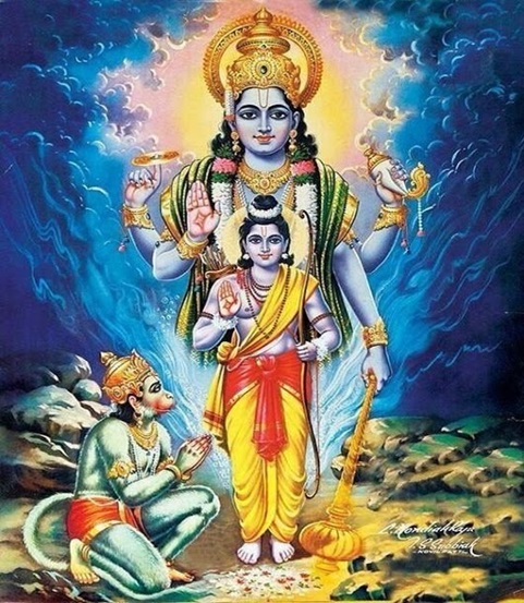 Lord Vishnu Ends Rama Avatar , End Of Ramavtar