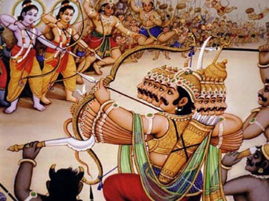 Rama Kills Ravana , Ten Headed Demon , दशमुख, रावण , राम रावण युद्ध