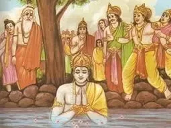 Rama's Departure , Jal Samadhi by Lord Rama , End Of Ramaavatar