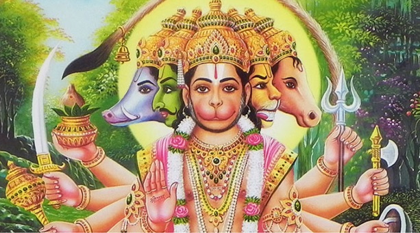 Significance Of Hanuman Five Faces , Hanuman Five-faced Manifestation