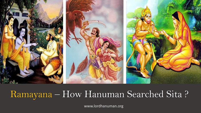 How Did Hanuman Find Sita , Search For Sita , Hanuman Found Sita In Lanka