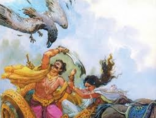 Jatayu Confronts Ravana , Search For Sita , Ramayana Story, Sita Abduction