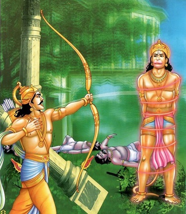 Meghnath Use Brahmastra On Hanuman , Ramayana , Hanuman In Lanka
