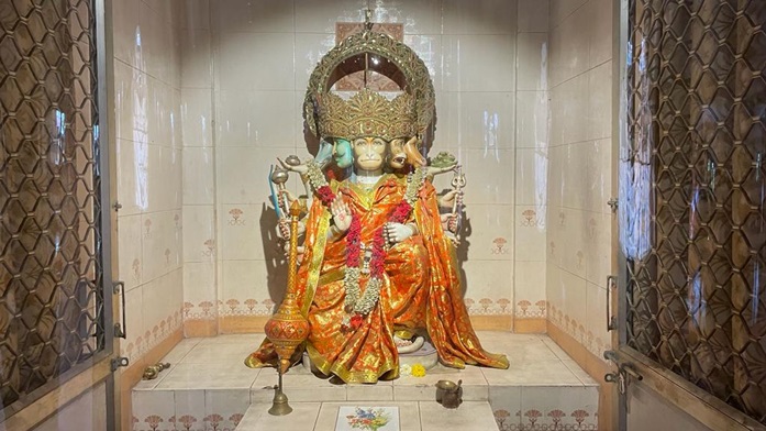 Panchmukhi Hanuman Idol In Telangkhedi Hanuman Mandir Nagpur