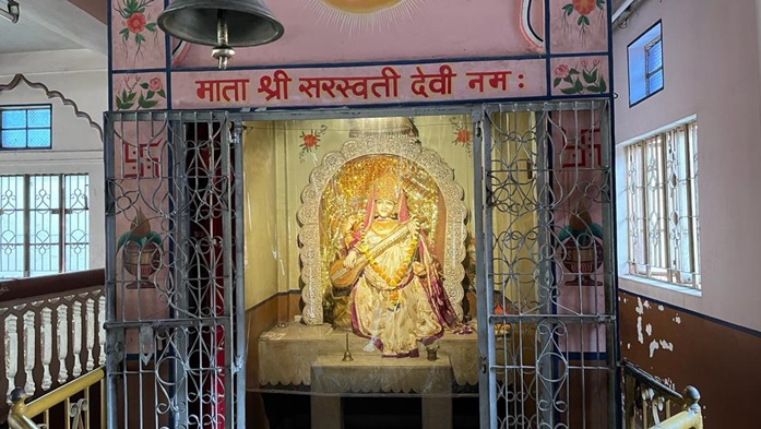 Saraswati Mata Idol In Telangkhedi Hanuman Mandir Nagpur