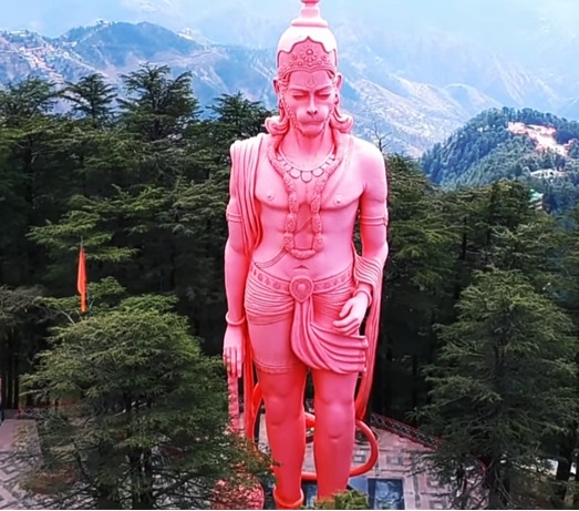 Hanuman Statue Jakhu Shimla , 108 Feet Tall Hanuman Statue , हनुमान प्रतिमा शिमला