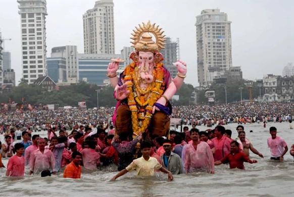 Ganesh Visarjan , गणेश विसर्जन , Ganesh Festival